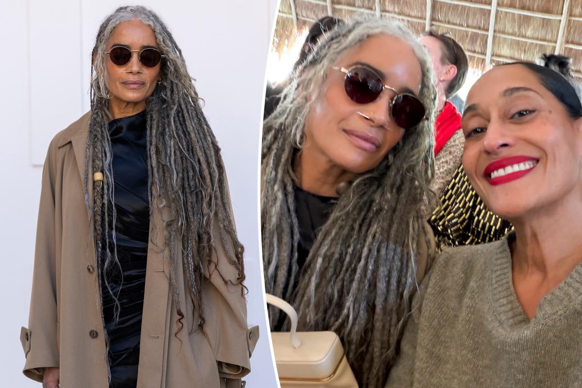 Lisa Bonet Returns to the Spotlight with Dazzling Silver Hair at Paris Fashion Week