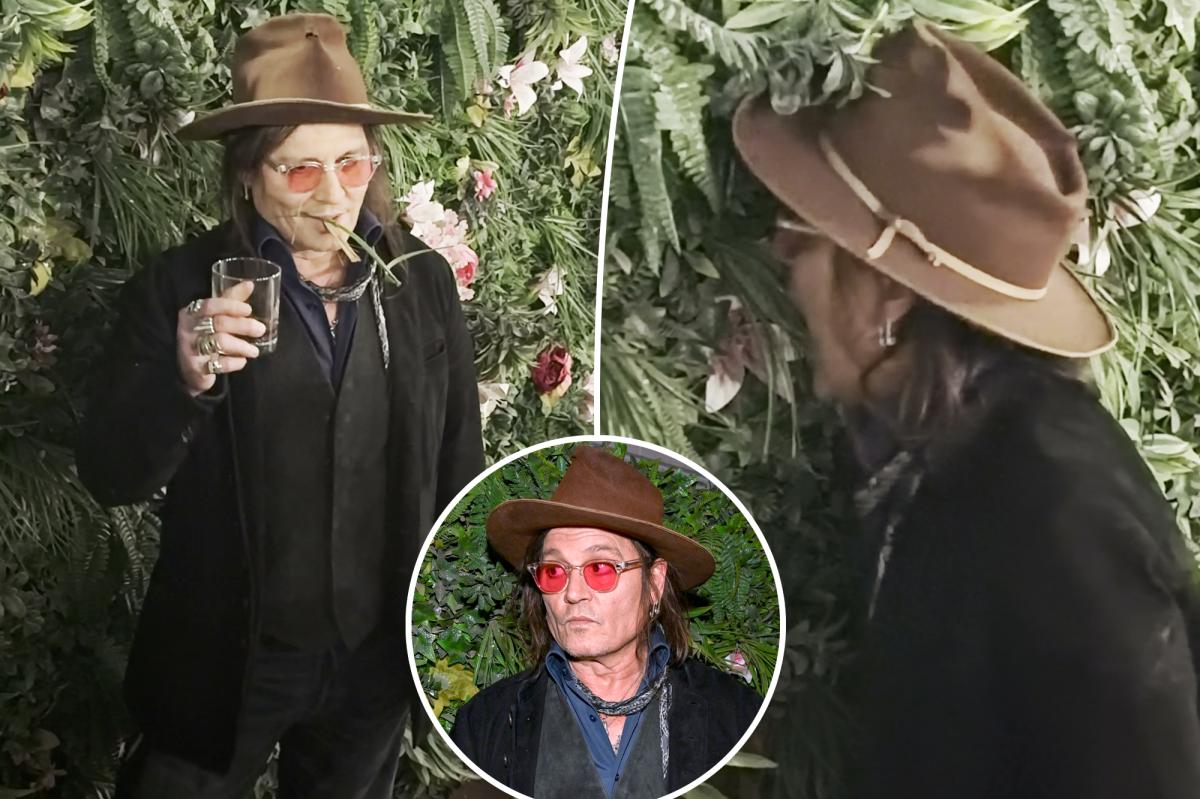 Johnny Depp's Bizarre Snack Leaves Fans Puzzled at Las Vegas Party