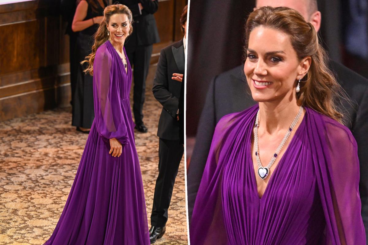 Kate Middleton Stuns with Rare Royal Necklace at 'Digger' Premiere