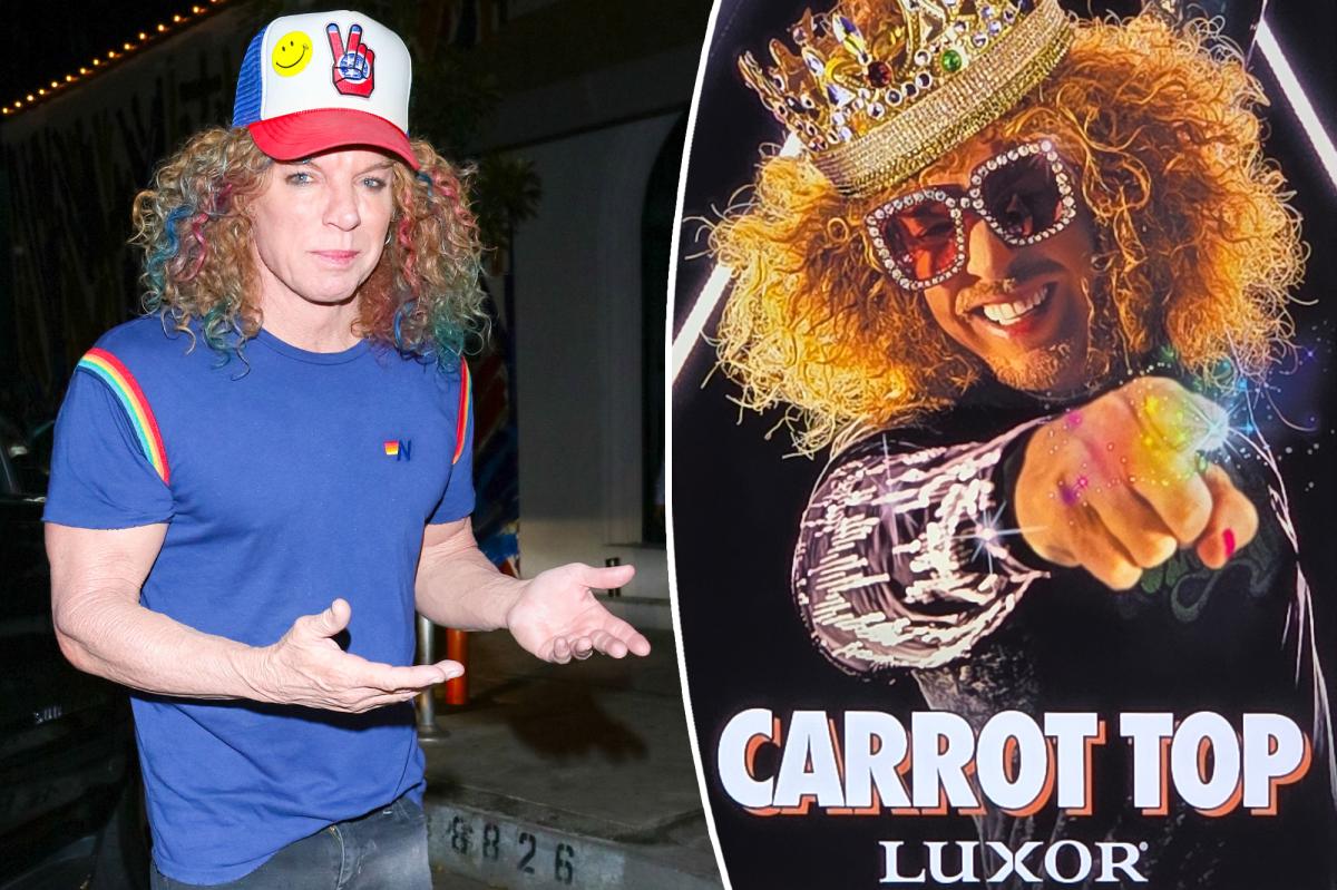 Carrot Top's Sudden Hospitalization Leaves Vegas Shows in Limbo